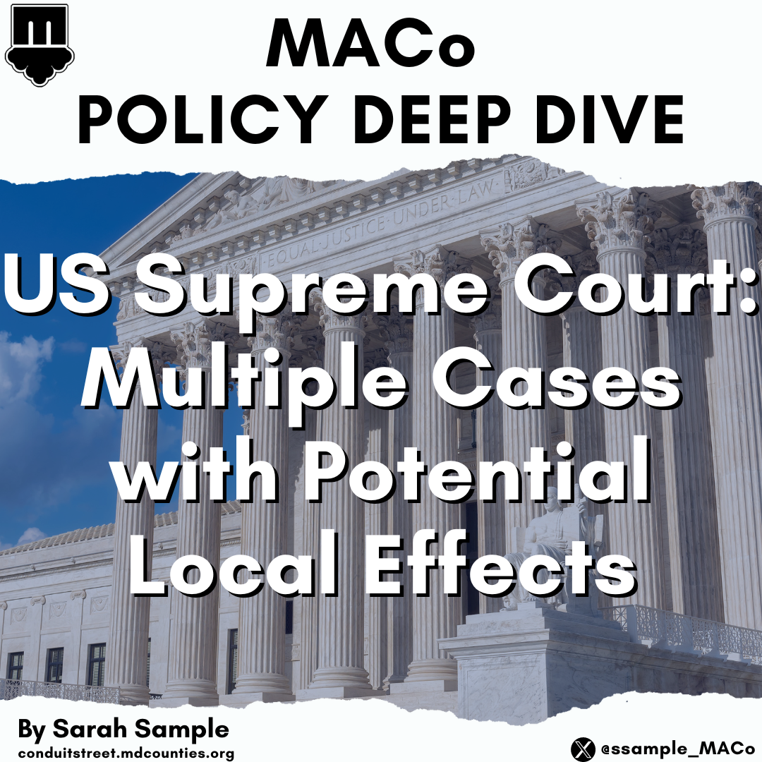 US Supreme Court Multiple Cases with Potential Local Effects